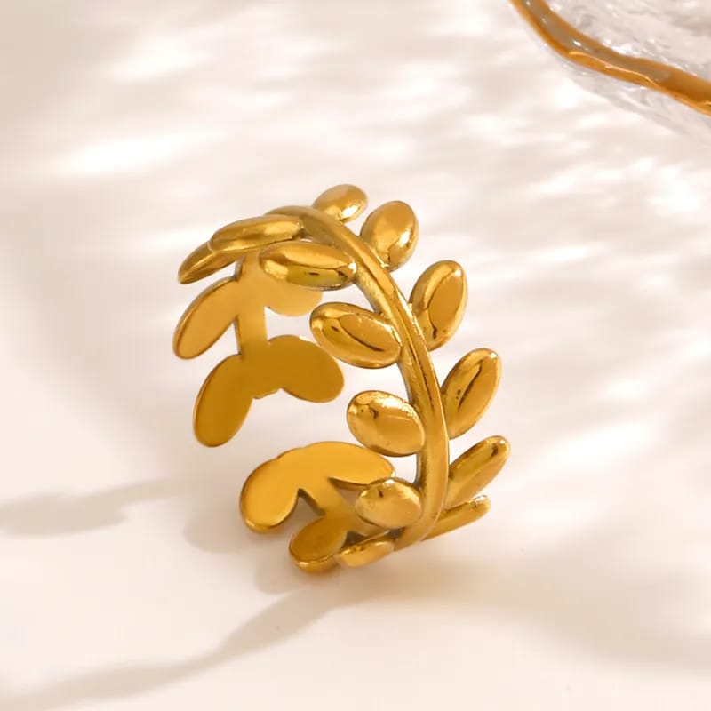 Leaflet Ring | 18K Gold Plated