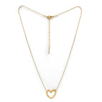 Hollow Love Necklace | 18K Gold Plated | Anti Tarnish Jewellery