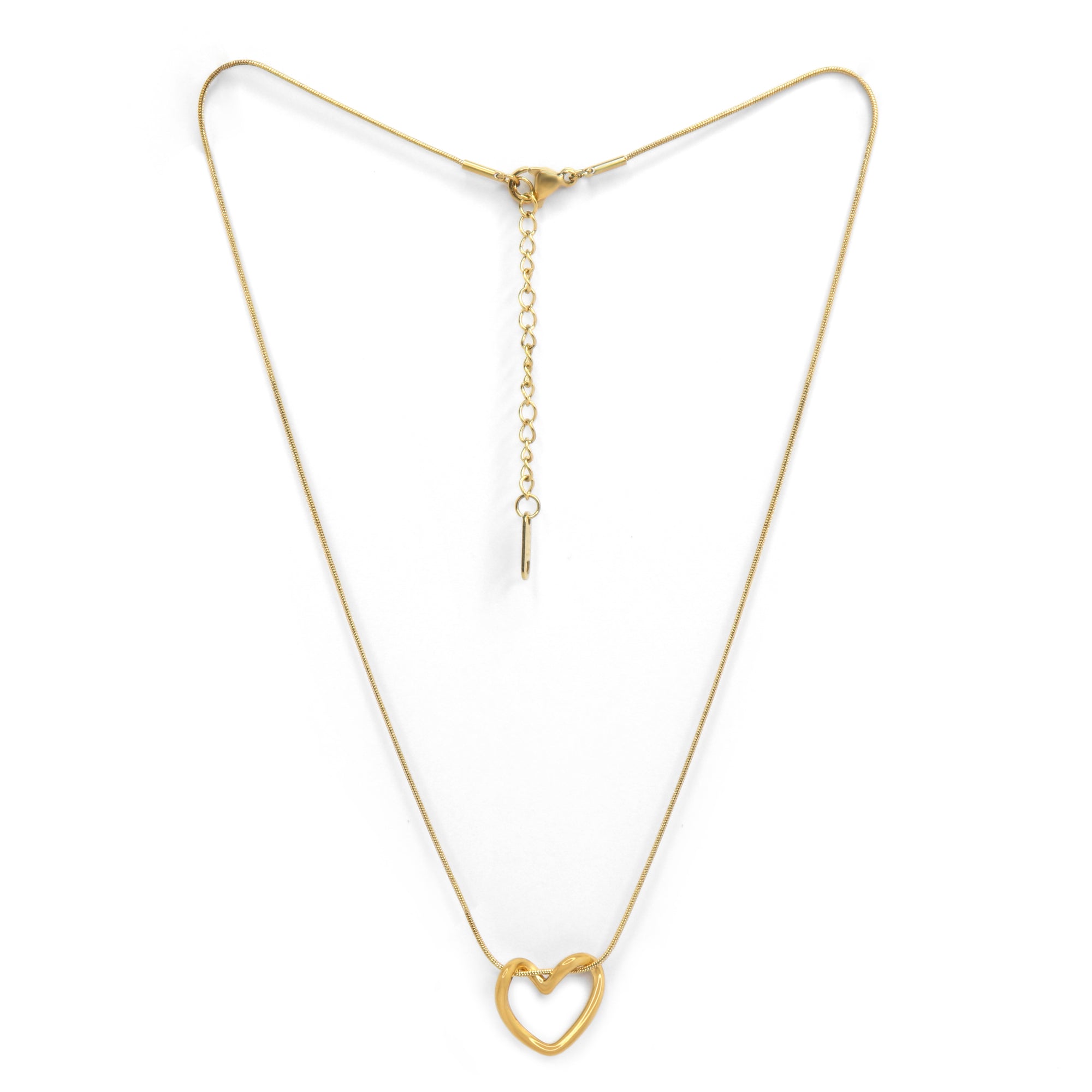 Hollow Love Necklace | 18K Gold Plated | Anti Tarnish Jewellery