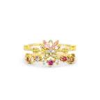 Butterfly  Zircon Ring | 18K Gold Plated