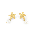 Astra Pearl Earring | 18K Gold Plated  | Anti Tarnish Jewellery