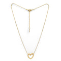 SOHIRA Hollow Love Necklace | 18K Gold Plated
