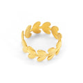 SOHIRA Leaflet Ring | 18K Gold Plated