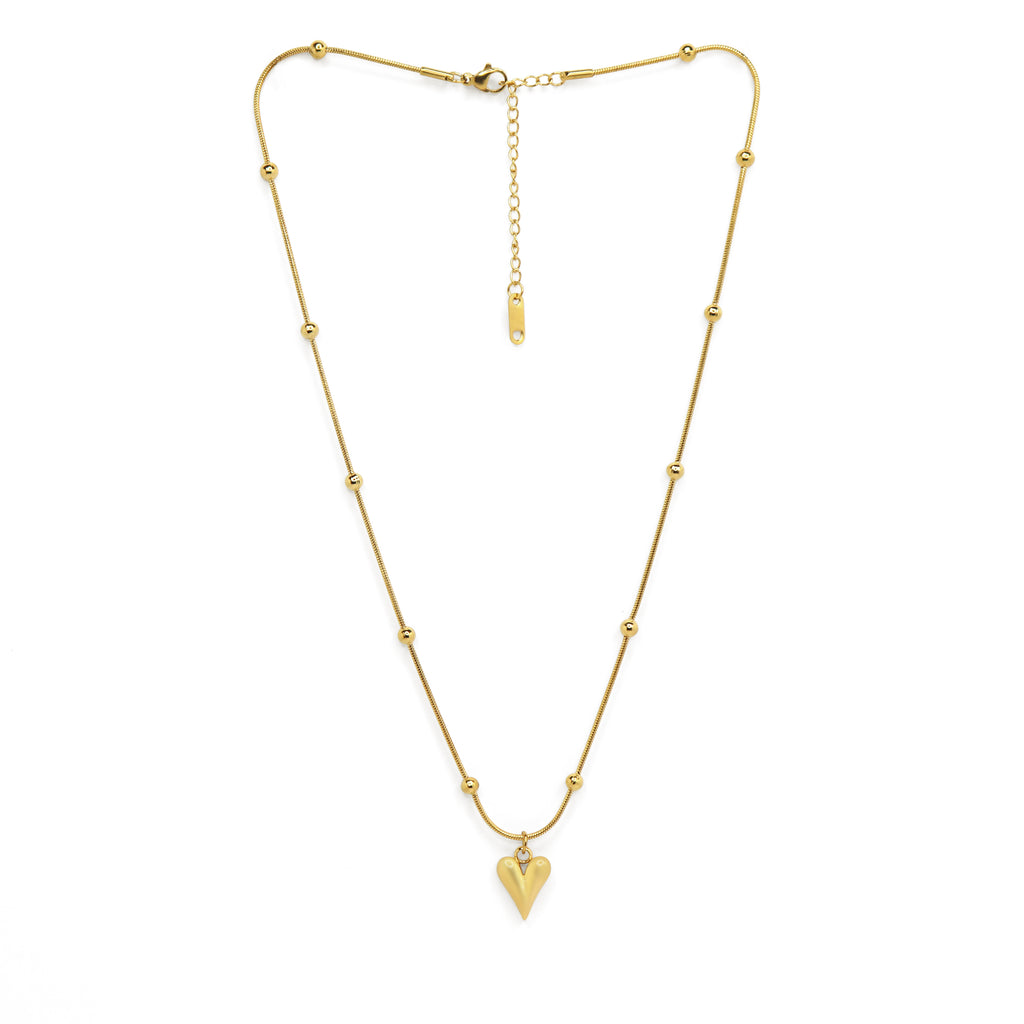 Mi Amor Necklace | 18K Gold Plated | Anti Tarnish Jewellery