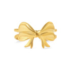 Golden Bow Ring | 18K Gold Plated | Anti Tarnish Jewellery