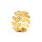 Leaflet Ring | 18K Gold Plated | Anti Tarnish Jewellery