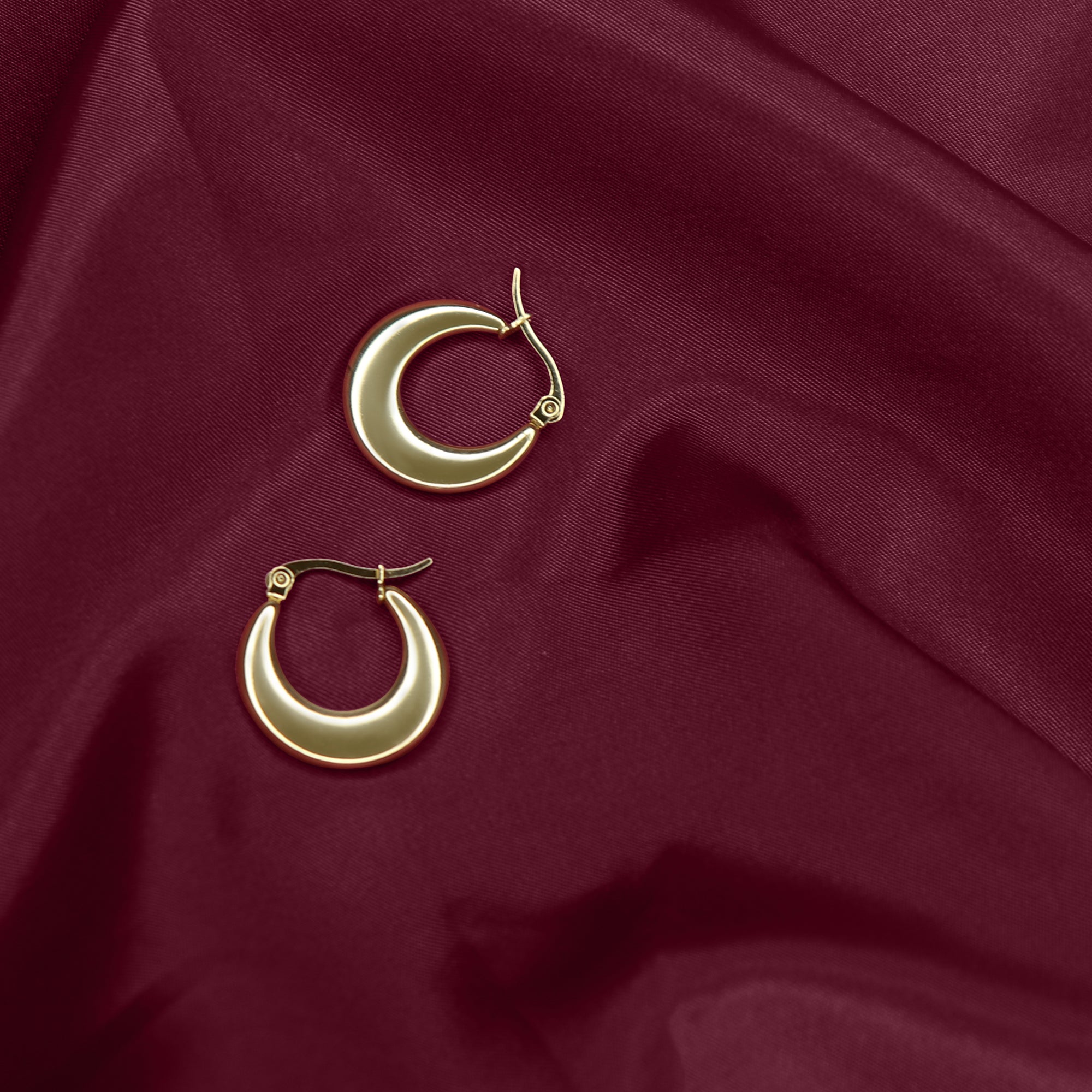 SOHIRA Ethernal Hoop | 18K Gold Plated