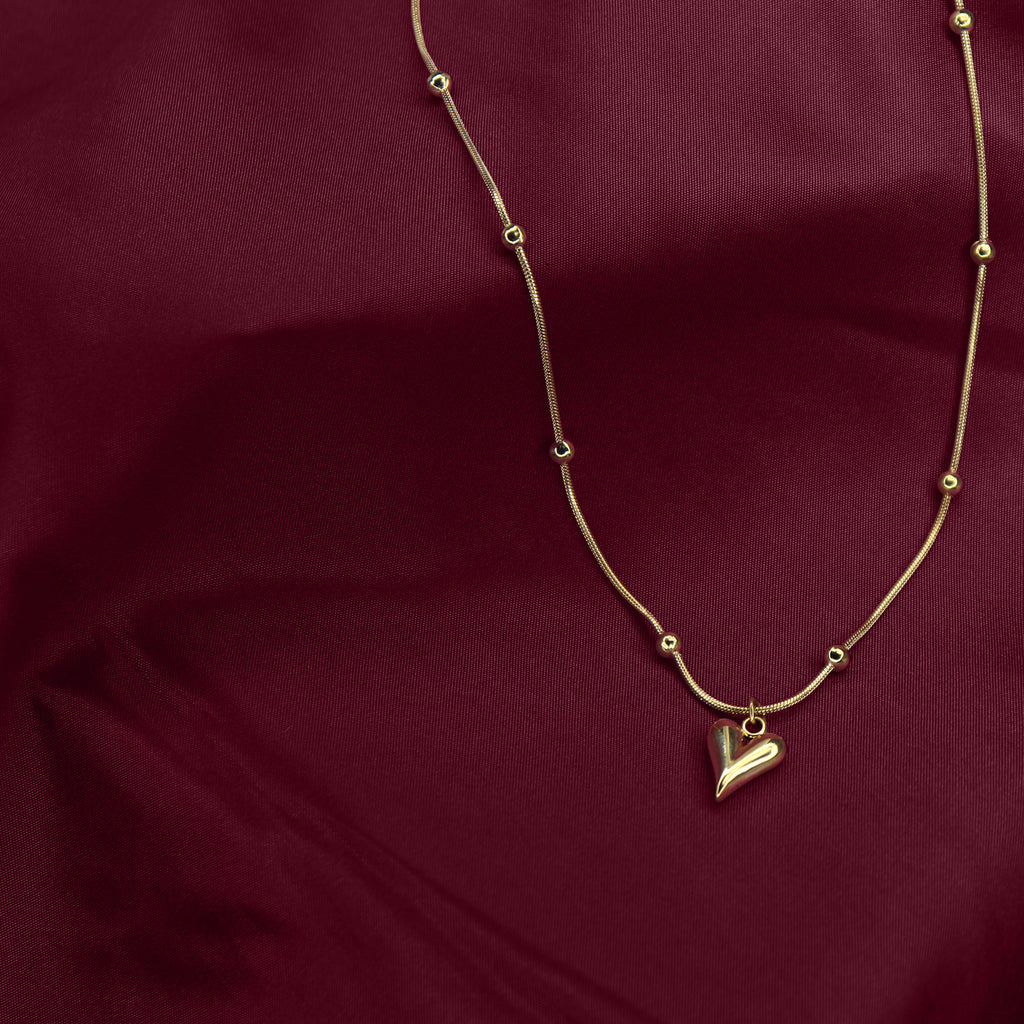 Mi Amor Necklace | 18K Gold Plated | Anti Tarnish Jewellery