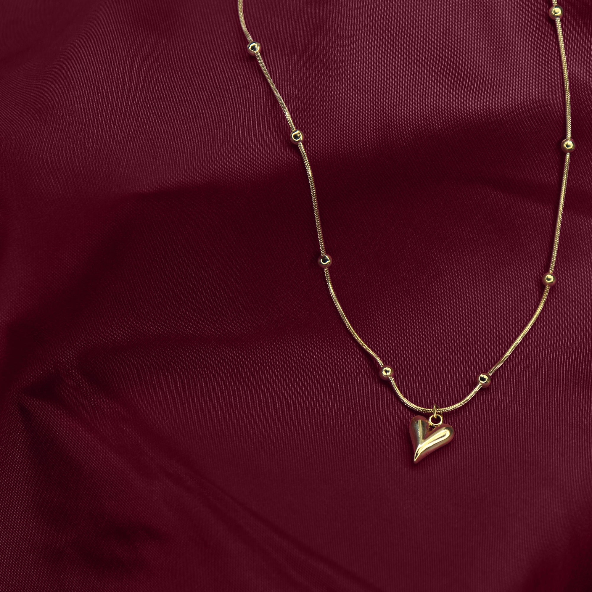 Mi Amor Necklace | 18K Gold Plated | Anti Tarnish Jewellery