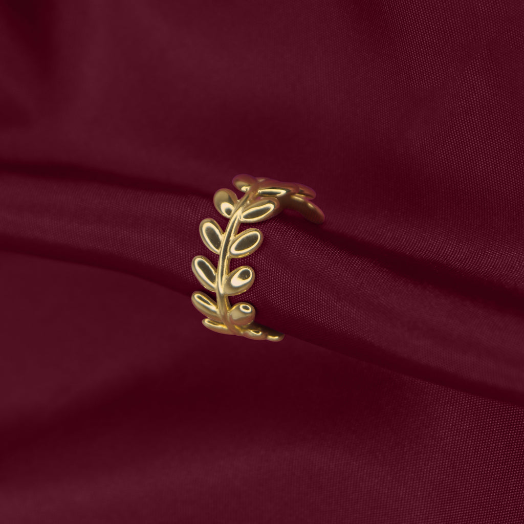 SOHIRA Leaflet Ring | 18K Gold Plated