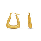 Trinity Hoops | 18K Gold Plated | Anti Tarnish Jewellery