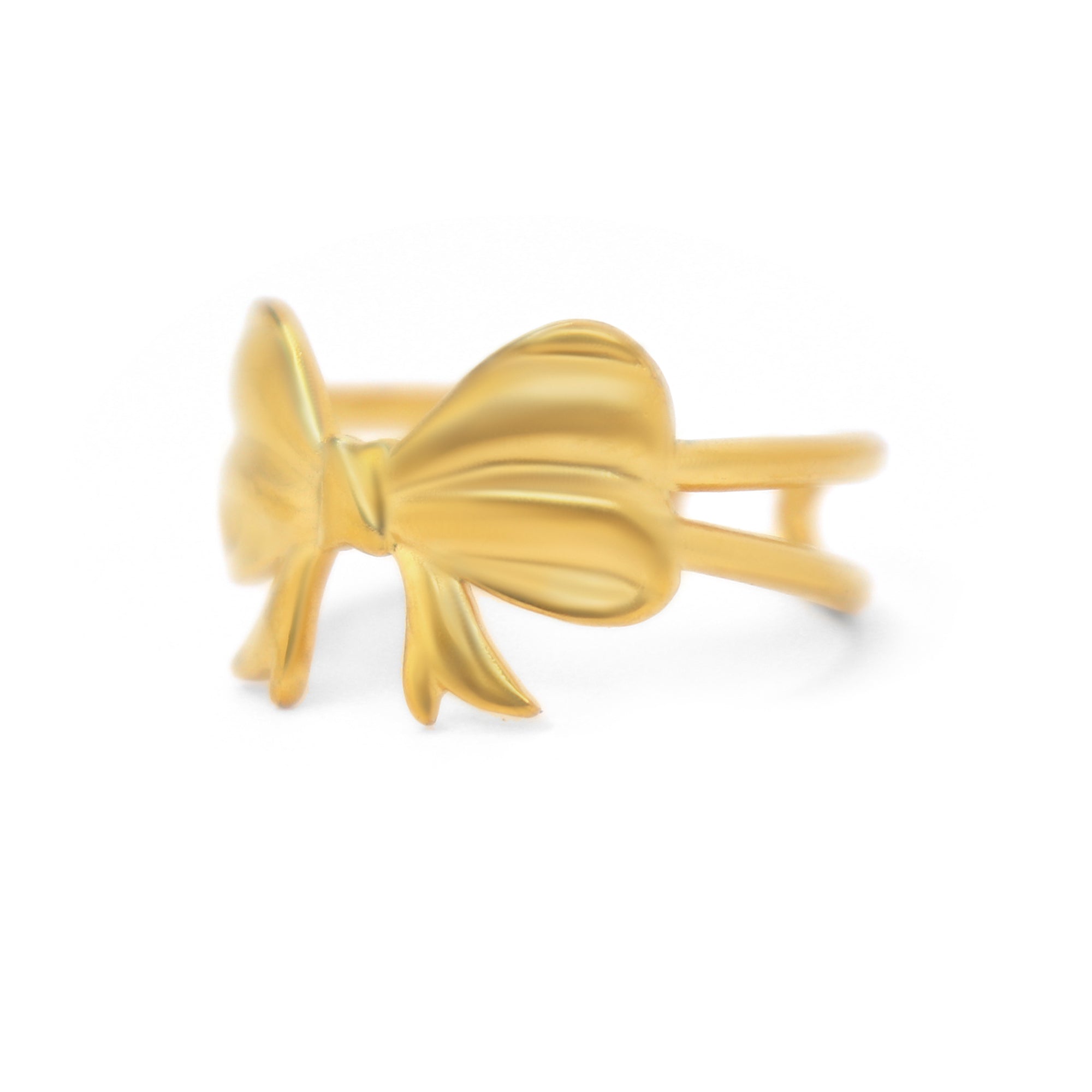 SOHIRA Golden Bow Ring | 18K Gold Plated