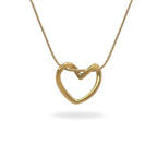 Hollow Love Necklace | 18K Gold Plated | Anti Tarnish Jewellery