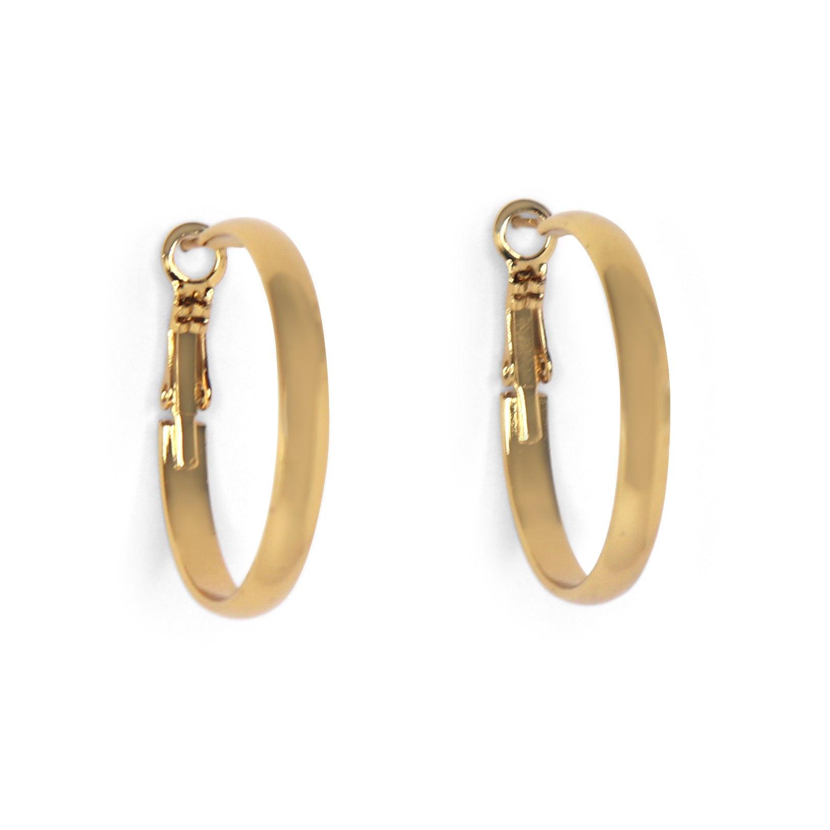 SOHIRA Luxe Circle small Hoop | 18K Gold Plated