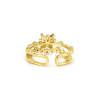 Butterfly  Zircon Ring | 18K Gold Plated