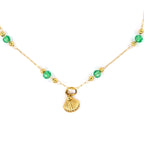 Marine Beads  Anklet | 18K Gold Plated | Anti Tarnish Jewellery