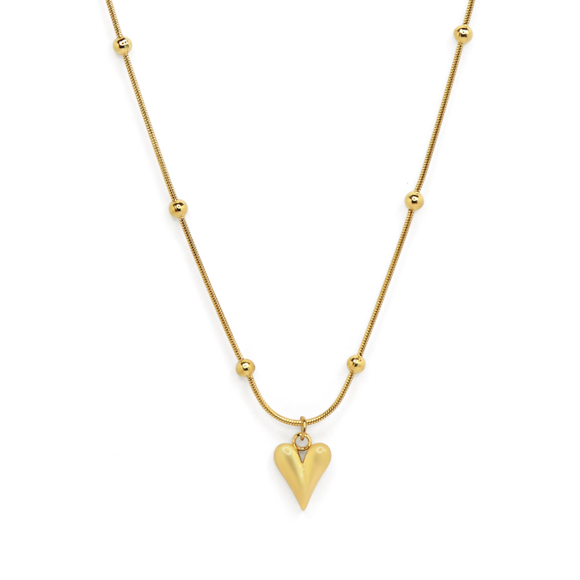 Mi Amor Necklace | 18K Gold Plated | Anti Tarnish Jewellery