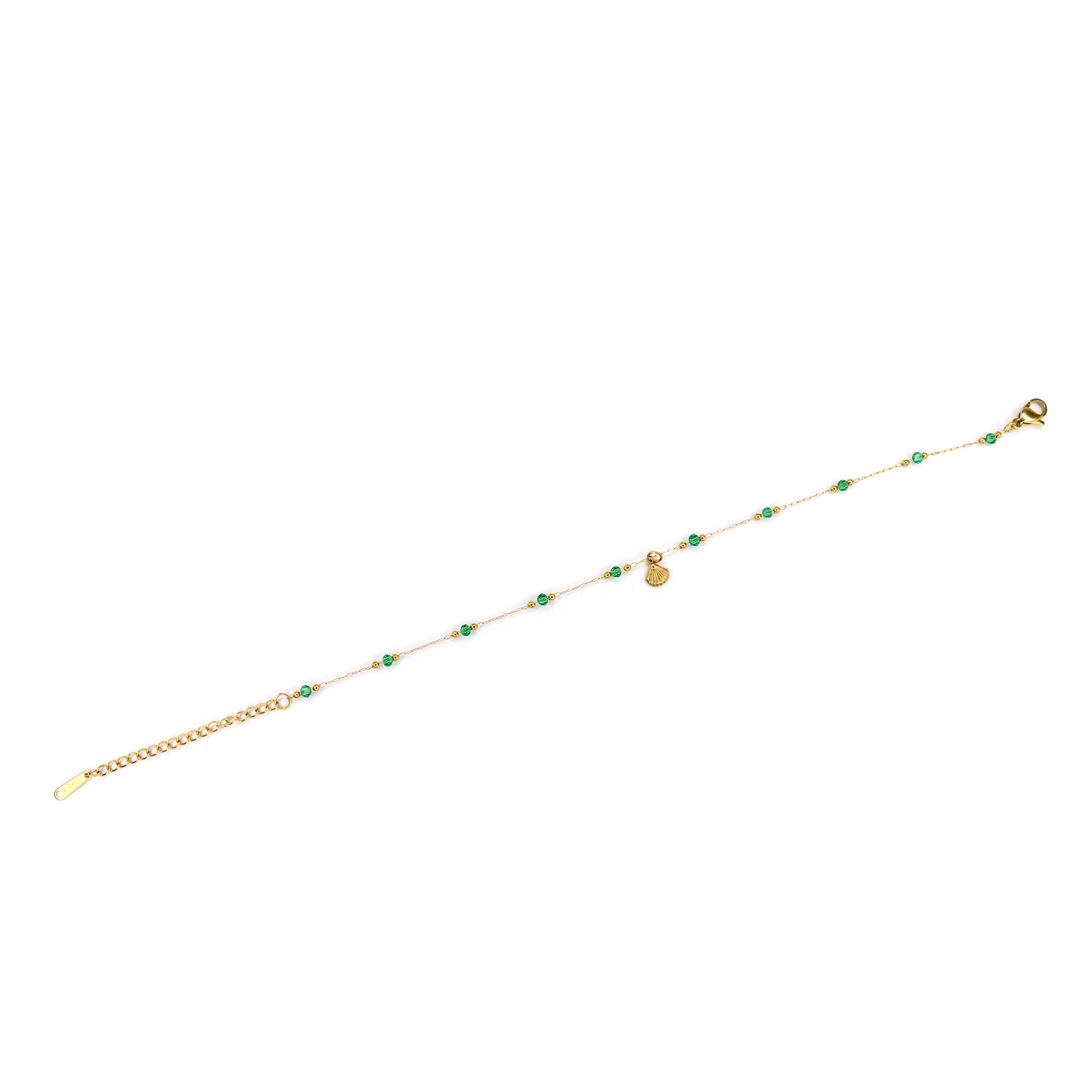 Marine Beads  Anklet | 18K Gold Plated | Anti Tarnish Jewellery