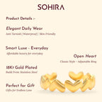 Endless Love Ring | 18K Gold Plated | Anti Tarnish Jewellery