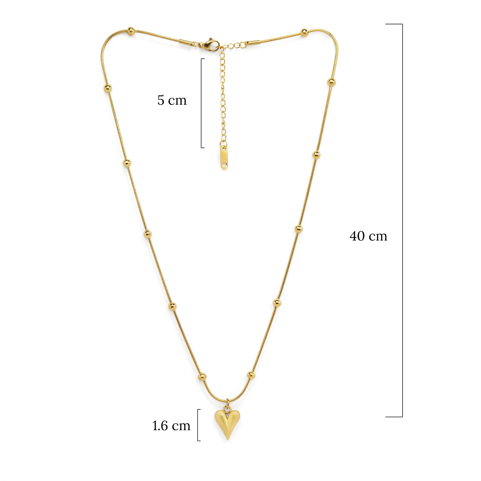 Mi Amor Necklace | 18K Gold Plated | Anti Tarnish Jewellery