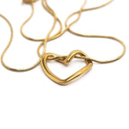 Hollow Love Necklace | 18K Gold Plated | Anti Tarnish Jewellery