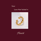 Everheart Ring | 18K Gold Plated | Anti Tarnish Jewellery