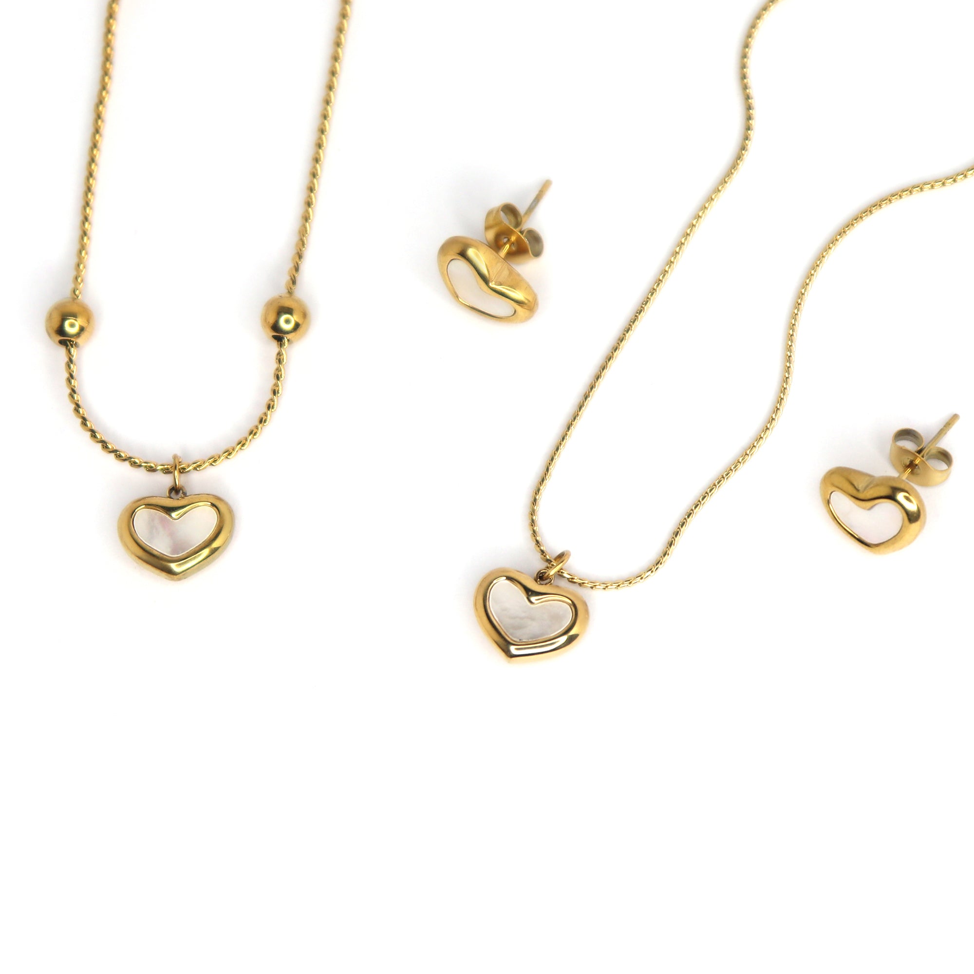 SOHIRA Infinite Love Necklace Set | 18K Gold Plated