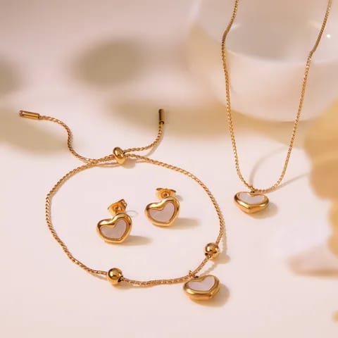 Infinite Love Necklace Set | 18K Gold Plated