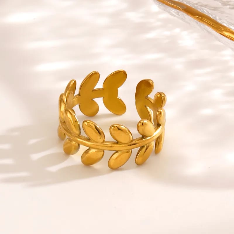 Leaflet Ring | 18K Gold Plated