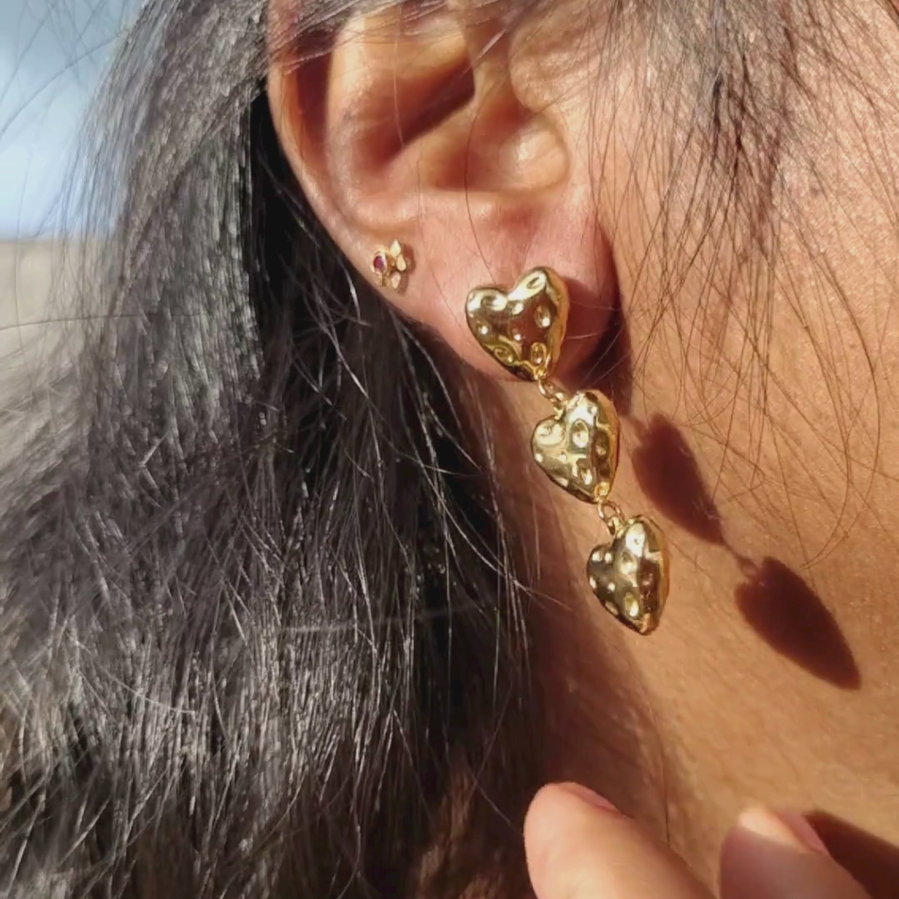 Video of Lovers Trio Dangle Earring